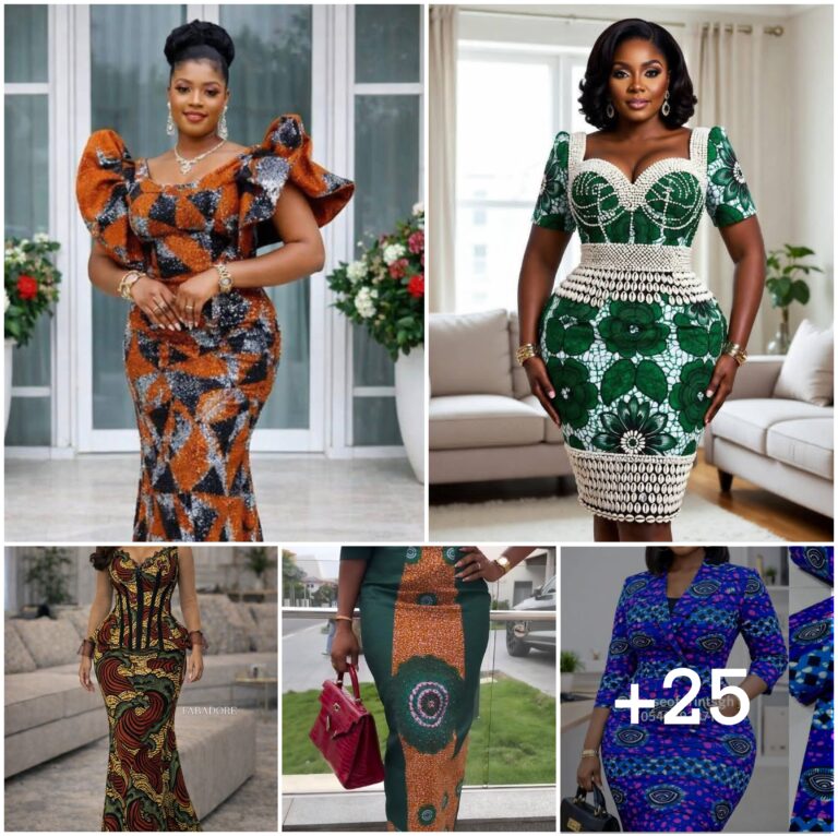 25 PHOTOS: High-End Ankara Fashion Styles