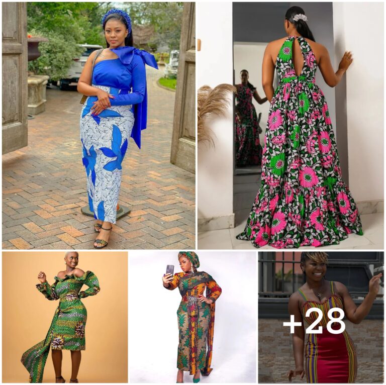 28 PHOTOS: Luxury Ankara Maxi Dresses