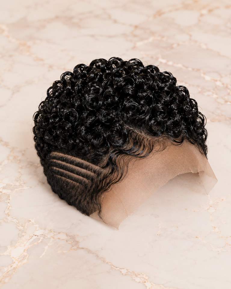 Defined Spiral Curls Meet A Panel Of Molded Finger Waves — Reading A Flat-Laid Unit On Marble #africanprintdesigners