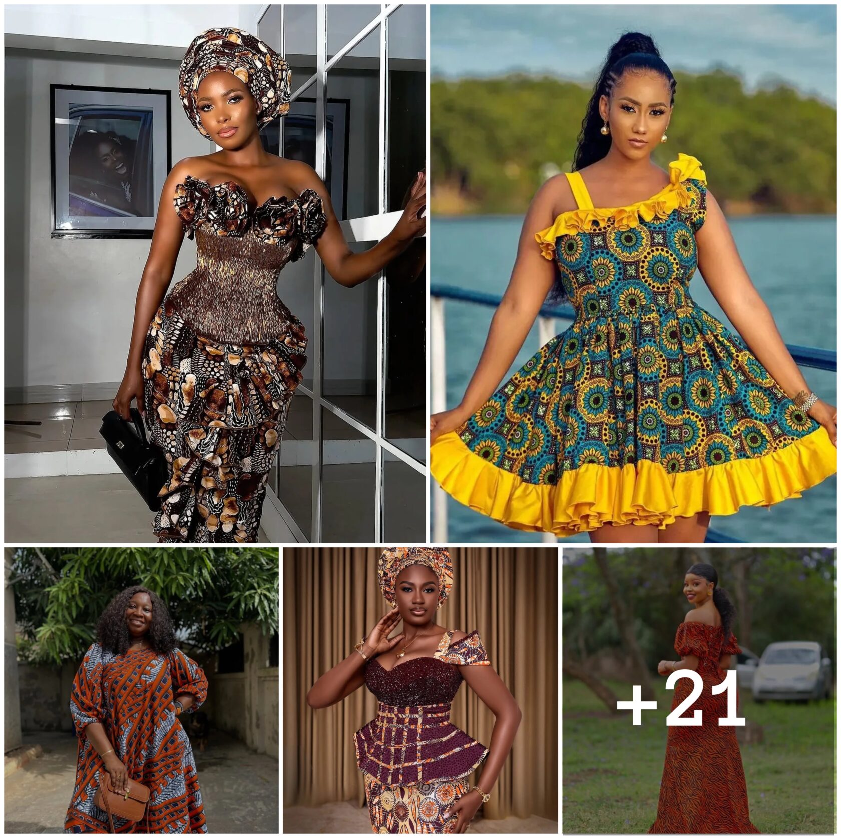 21 PHOTOS: Beautiful Ankara Print Creations