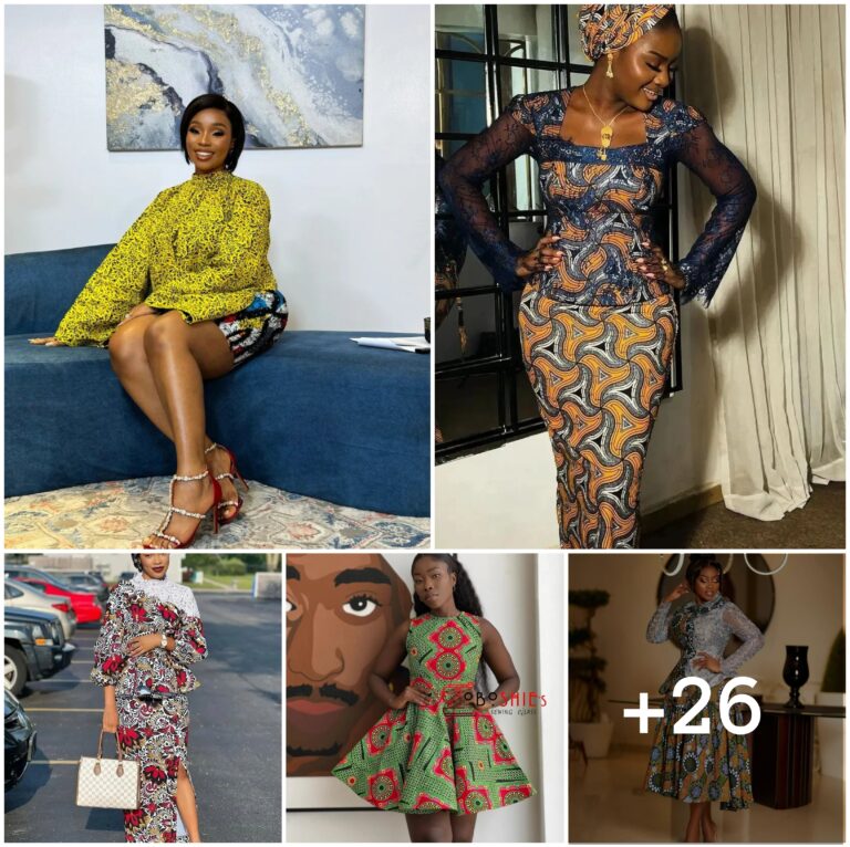 26 PHOTOS: Elegant Designer Ankara Looks