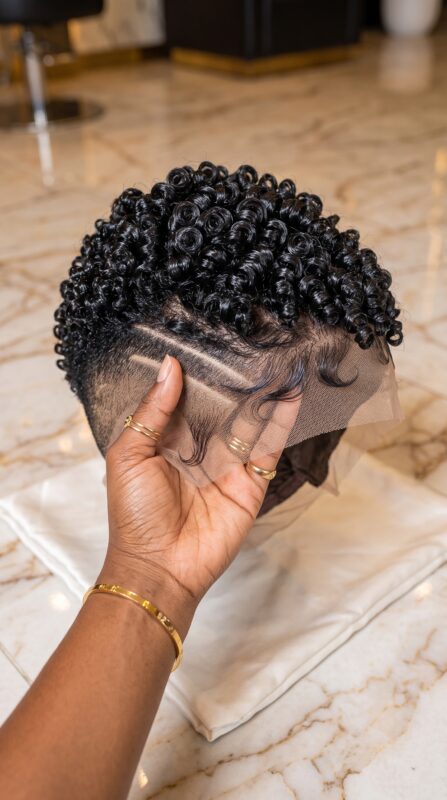 Dual Razor Lines Meet High-Gloss Micro Coils: Why Temple S-Waves Define A Jet Black Pixie Wig #FashionLifestyleSC