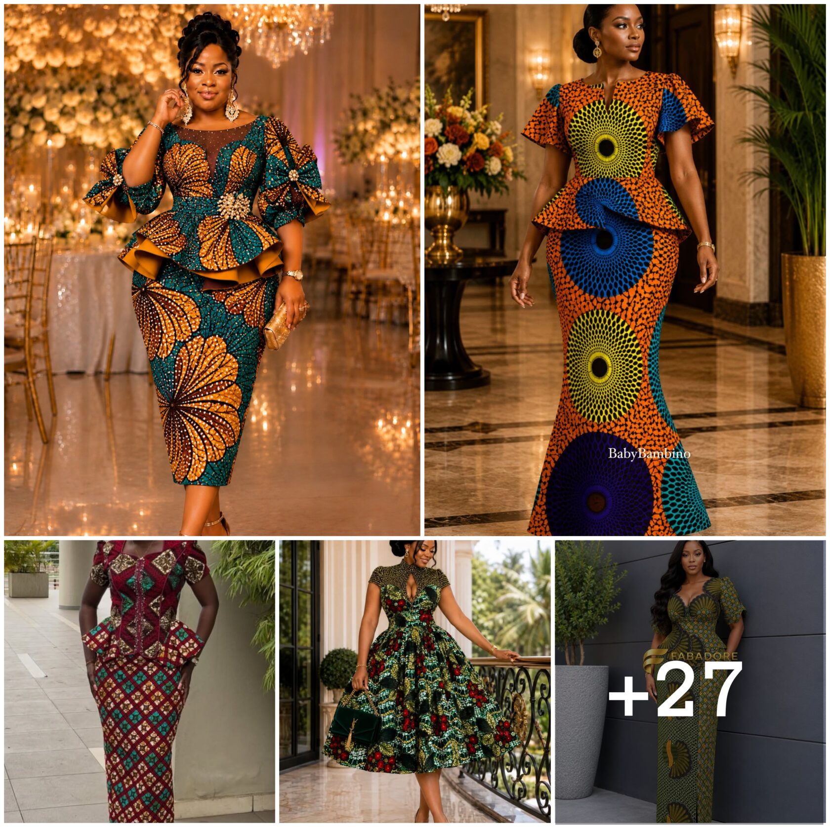 27 PHOTOS: Elegant Ankara Fashion Creations