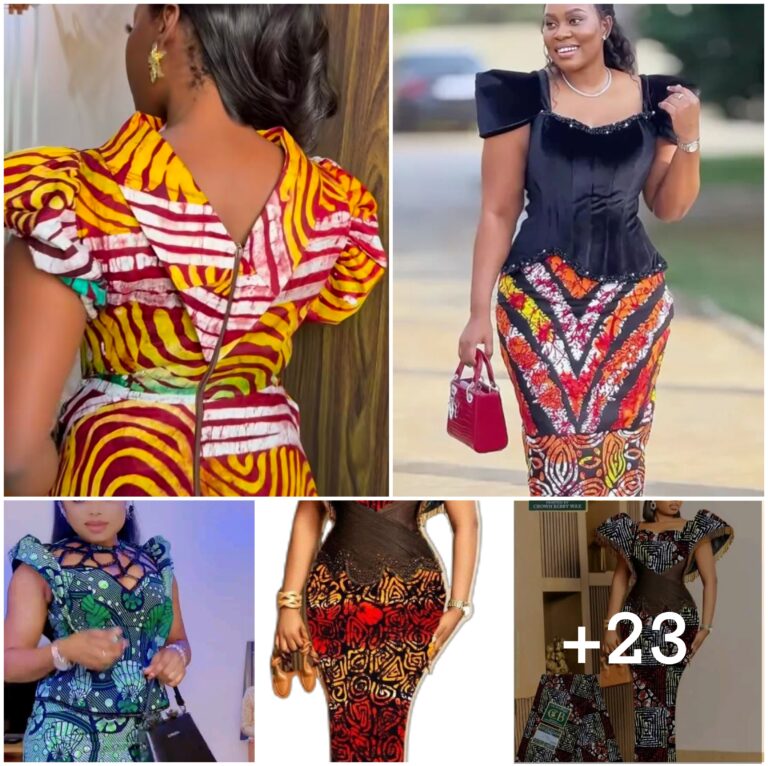 23 PHOTOS: Luxury African Print Dresses