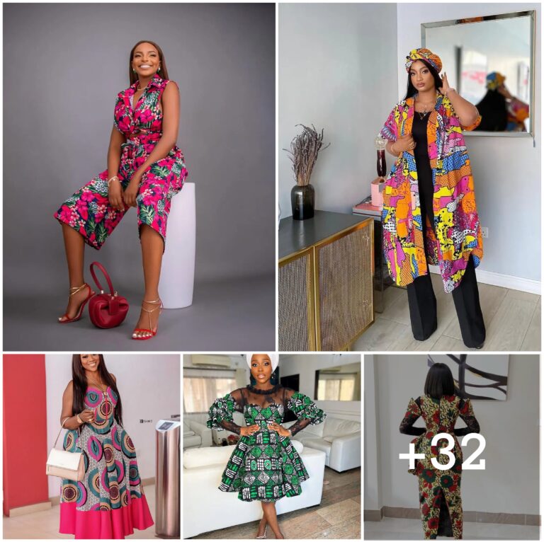 32 PHOTOS: Luxury Ankara Dresses for Ladies