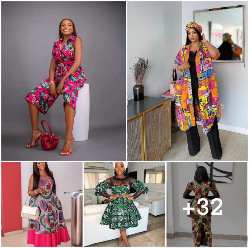 32 PHOTOS: Luxury Ankara Dresses for Ladies